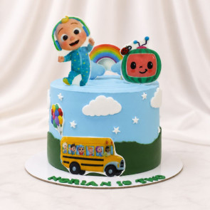 Cocomelon Rainbow Kids Birthday Cake