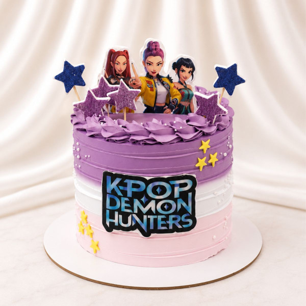 K-Pop Demon Hunters Birthday Cake