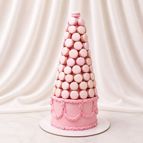 Luxury Pink Macaron Tower