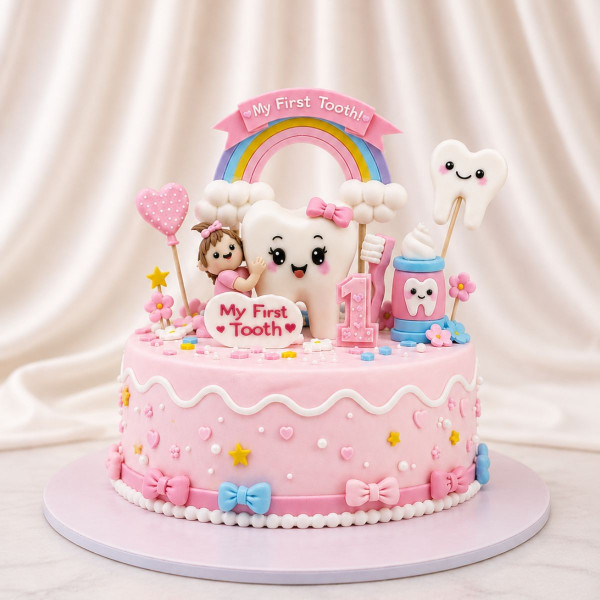 My First Tooth Celebration Cake