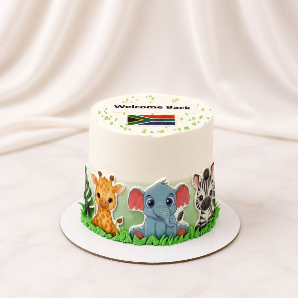 Personalised Welcome Back Cake