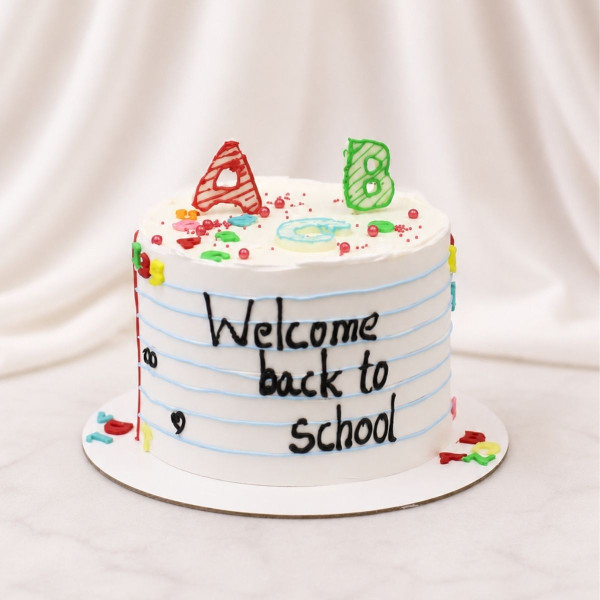 Welcome Back to School Cake