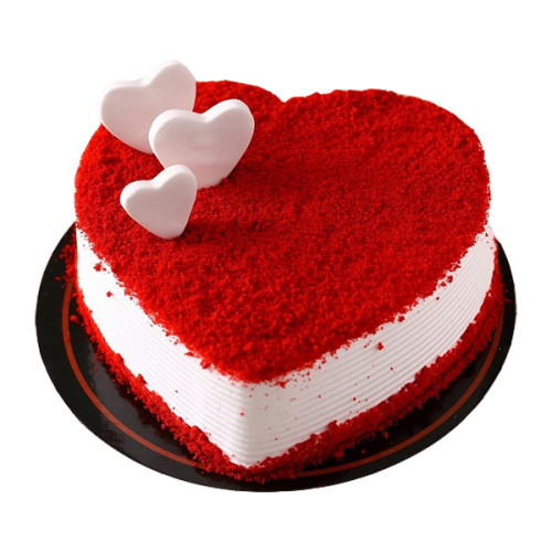 Red velvet Heart Cake