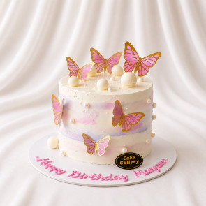 Butterfly Birthday Cake