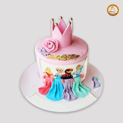 Frozen Theme Cake Frozen Theme Cake