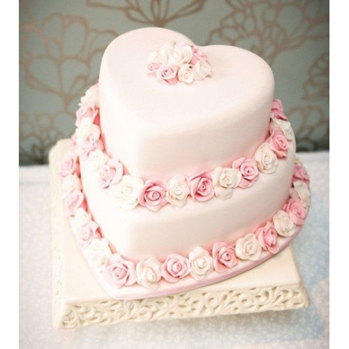 2 Layered Love Cake