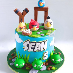 Angry Bird Cake Angry Bird Cake