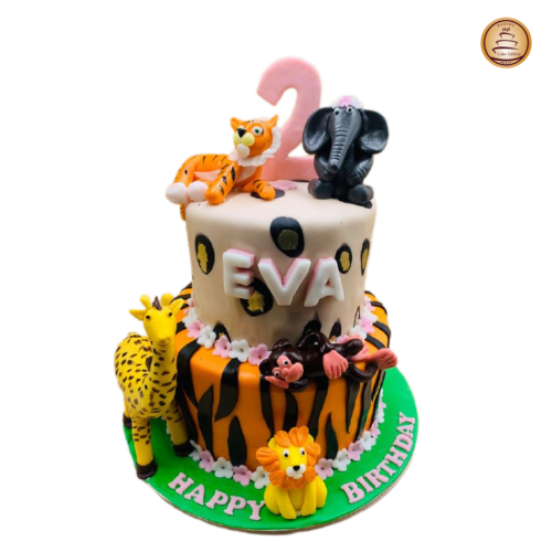 Jungle Theme Cake