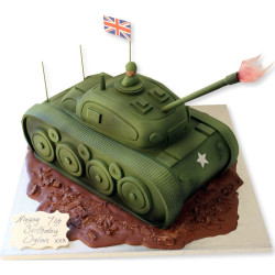 Military Tank cake