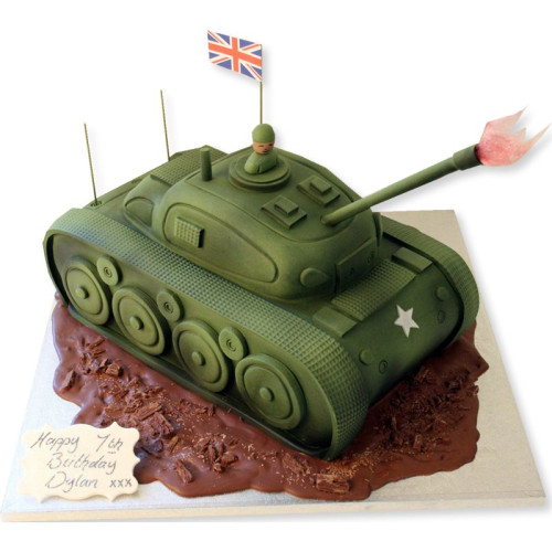 Military Tank cake