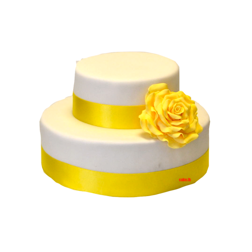 Yellow Rose Cake