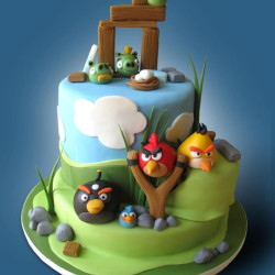 Angry Bird Cake Angry Bird Cake