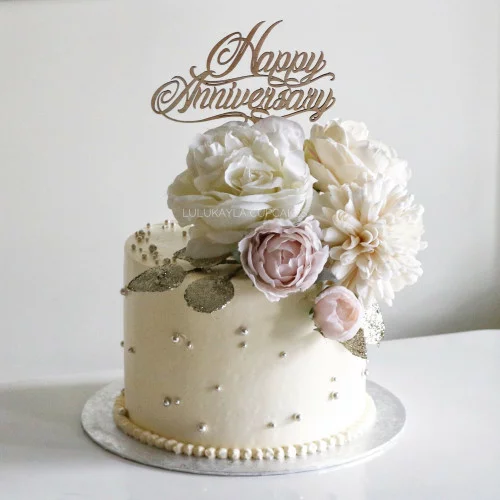 Shop for Fresh Hearts Design Mom And Dad Anniversary Cake online - Vellore-nextbuild.com.vn