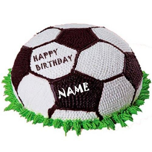 Football Shaped Cake