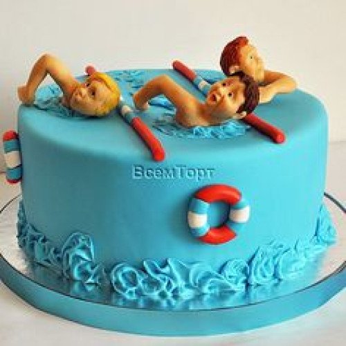 Swimming Pool Cake