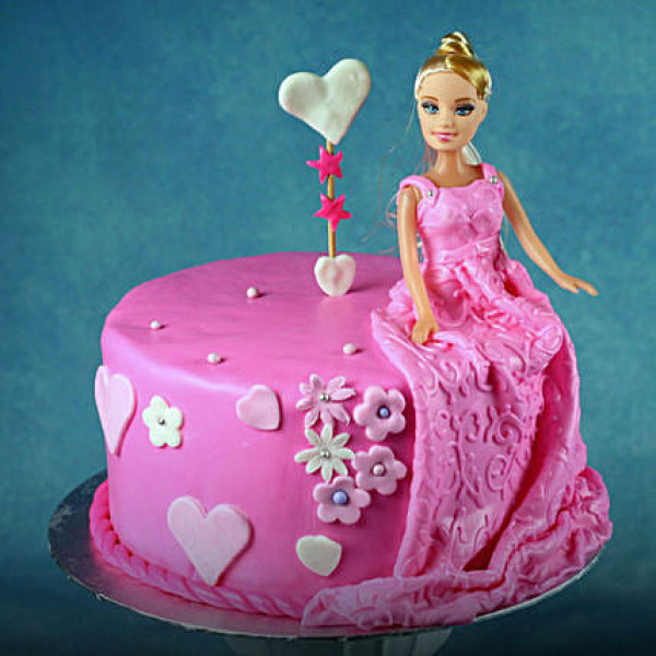 Barbie Doll Cake