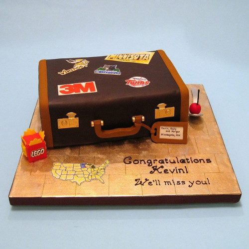 Suitcase Cake