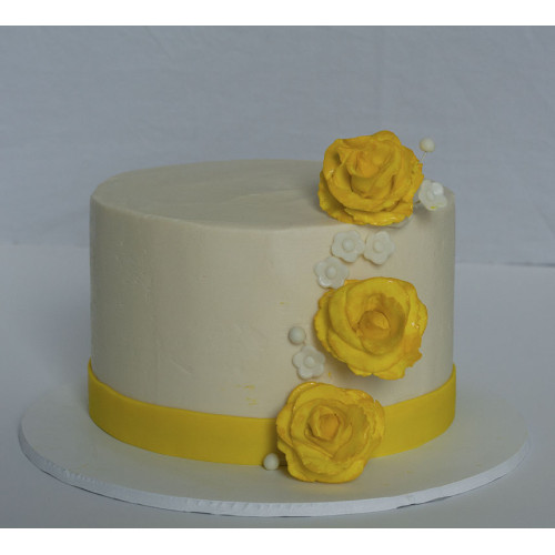 Yellow Rose Cake