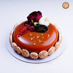 Chocolate Caramel Mousse Cake Chocolate Caramel Mousse Cake