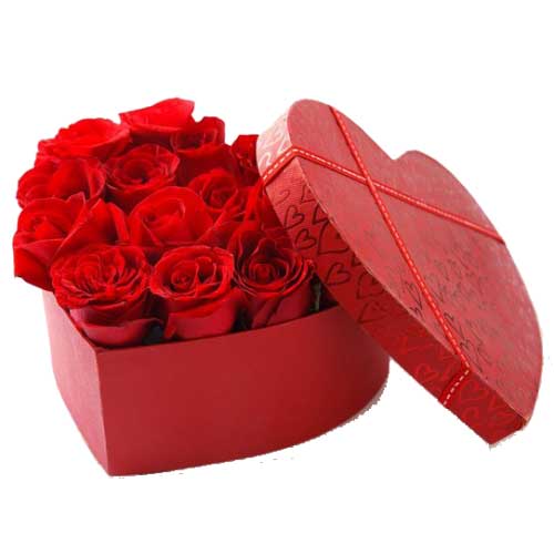Red Rose Flower box 