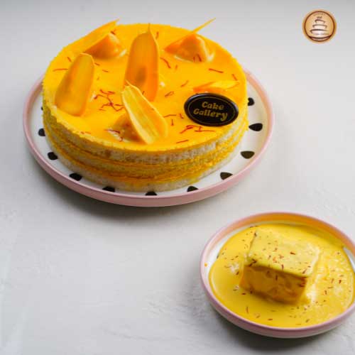 Saffron Brulee Cake