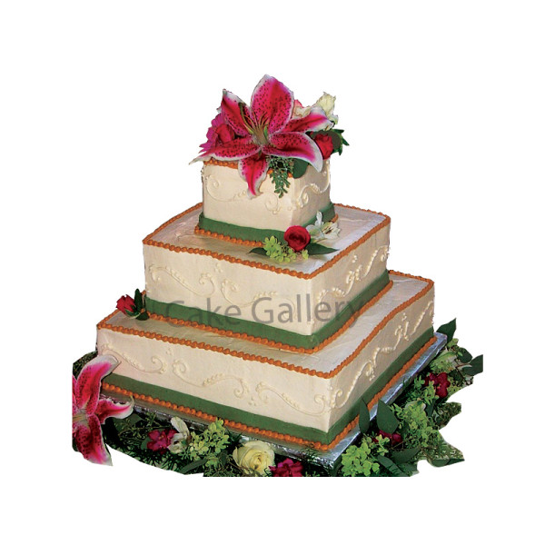 Greenish Creamy Cake