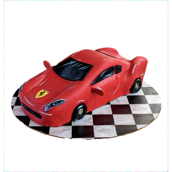 sports car cake