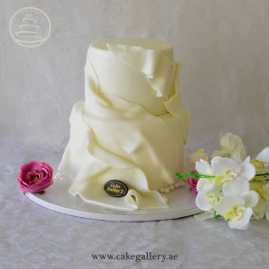 Wedding cake two tier cake