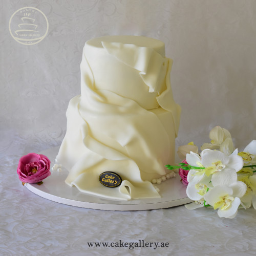 Wedding cake two tier cake