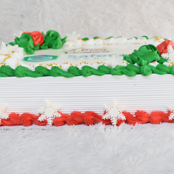 CHRISTMAS  CORPARATE CAKE