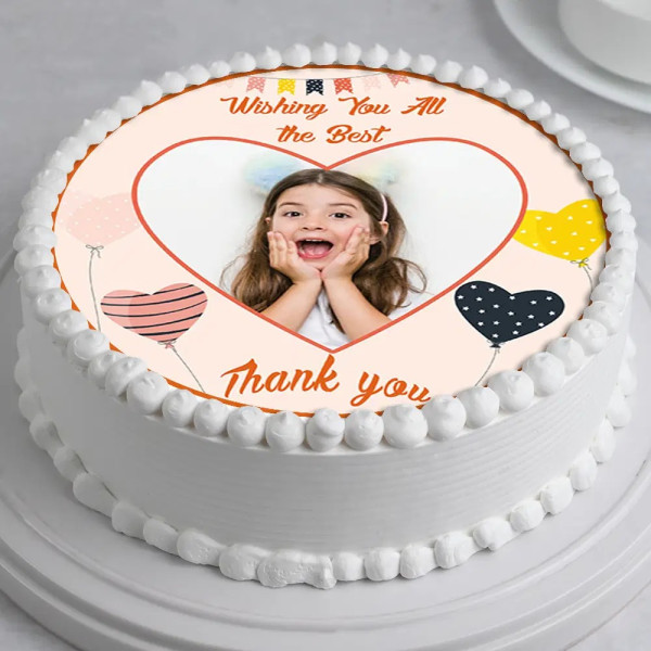 Round Photo  Cake
