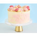 One Tier Pink Pastel Macaron Anniversary cake
