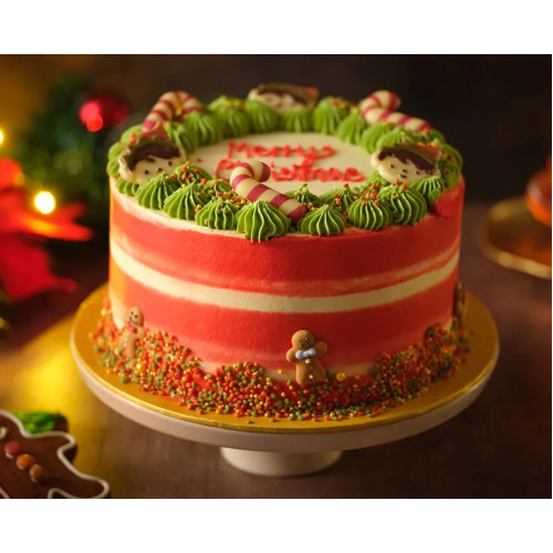 Christmas Wreath Cake