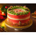 Christmas Wreath Cake
