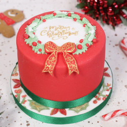 Christmas Wreath Cake