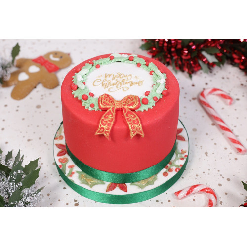 Christmas Wreath Cake