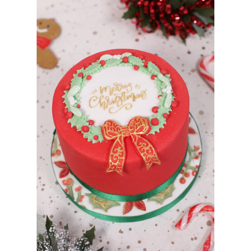 Christmas Wreath Cake
