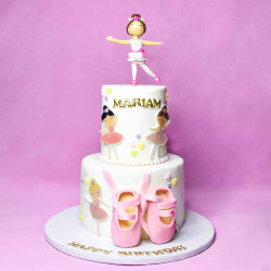 Ballerina Birthday Cake