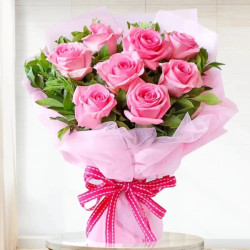 Pink Rose Flower Bouquet