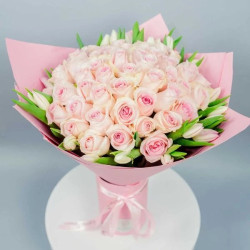 25 Pink Rose Bouquet