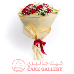 Red Rose Flower Bouquet 