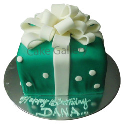 Gift Shaped Cake Gift Shaped Cake