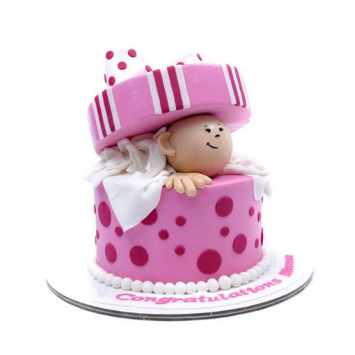 Newborn Baby Girl Cake 