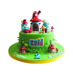 Smurf Cake Smurf Cake