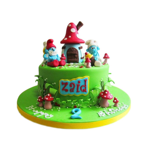 Smurf Cake