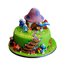 Smurf Cake Smurf Cake