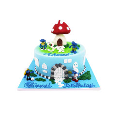 Smurf Cake Smurf Cake