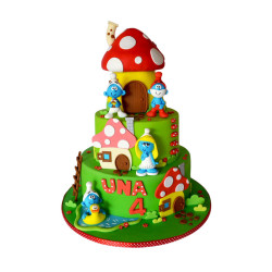 Smurf Cake Smurf Cake