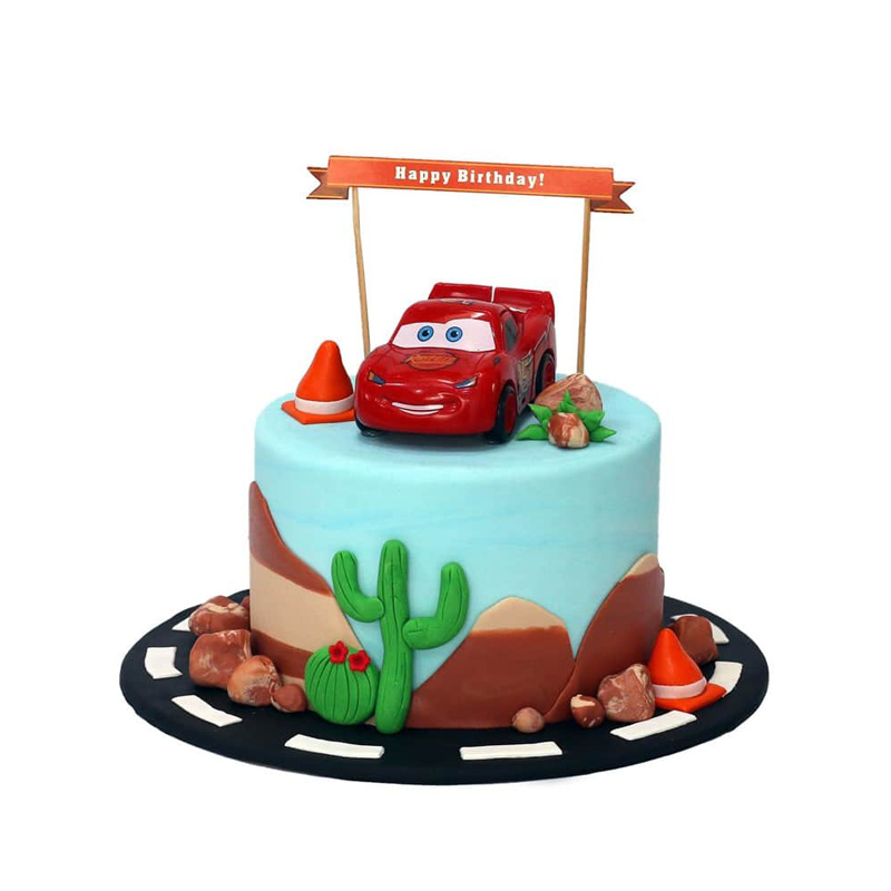 Disney Cars 3 Lightening McQueen Racing Edible Cake Topper Image ABPID – A  Birthday Place