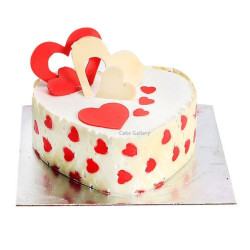 White Heart Cake White Heart Cake